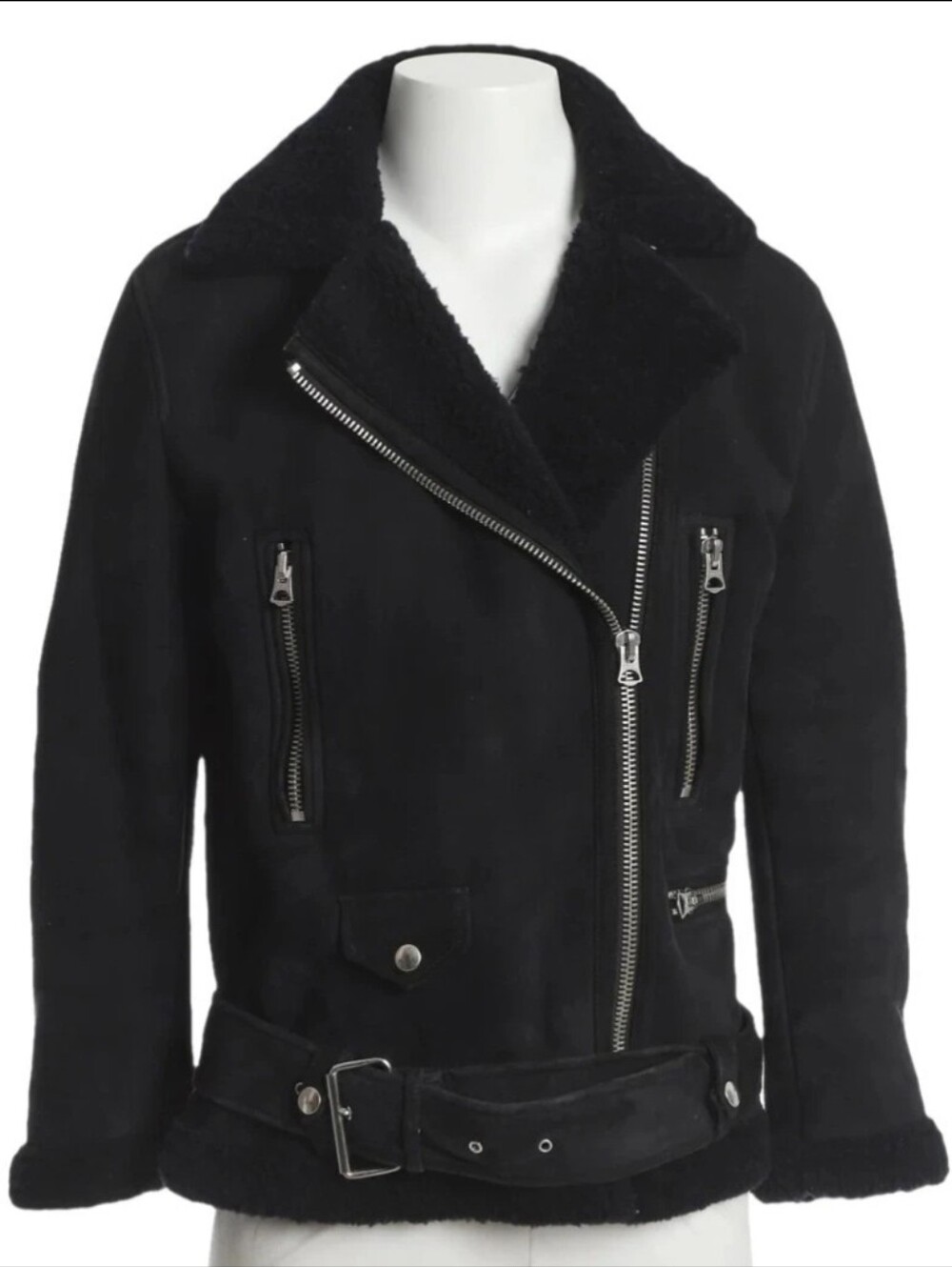 acne studios velocite designer suede jacket 32 S ret $1700+ - Picture 4 of 7